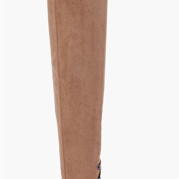 Women's Tan Lace-Up Over-the-Knee Boots Sz 7 BRAND NEW IN BOX - Picture 4 of 7